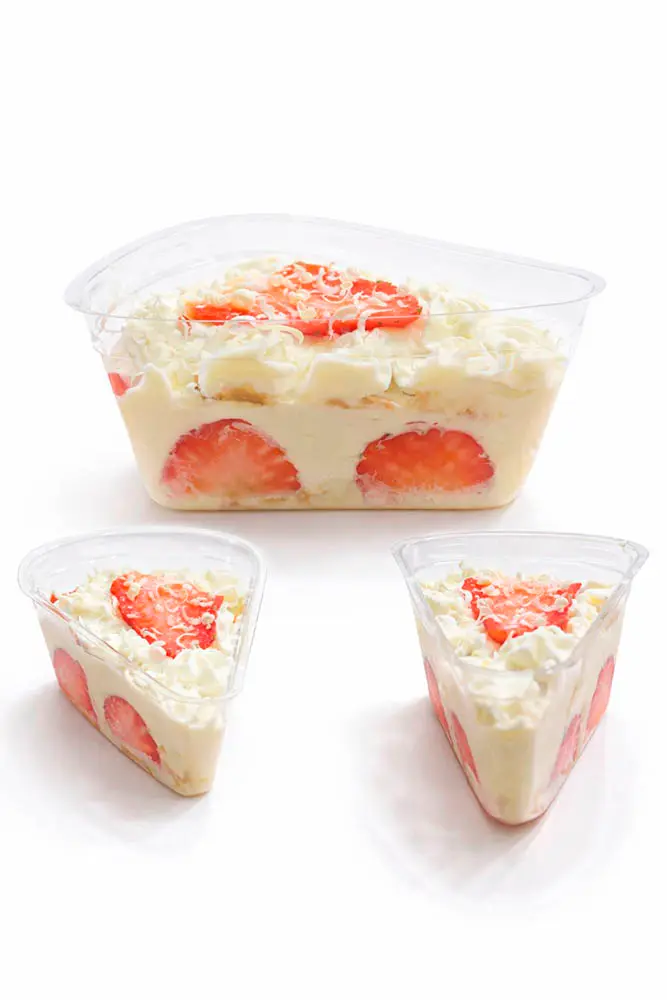 Presentación de tarta tres leches para un pedido especial